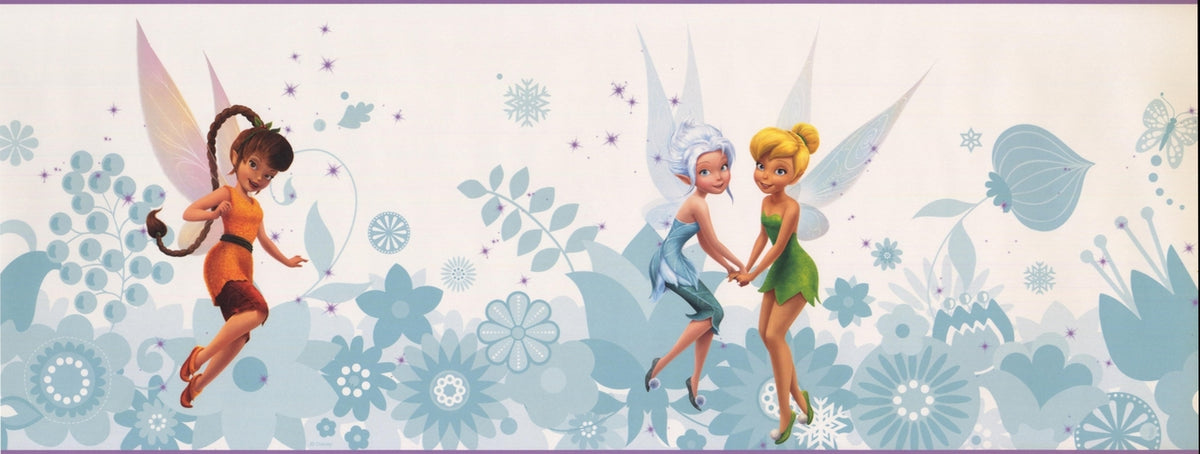 Disney Fairies Tinker Bell White for Bedroom DS7769BD Wallpaper Border