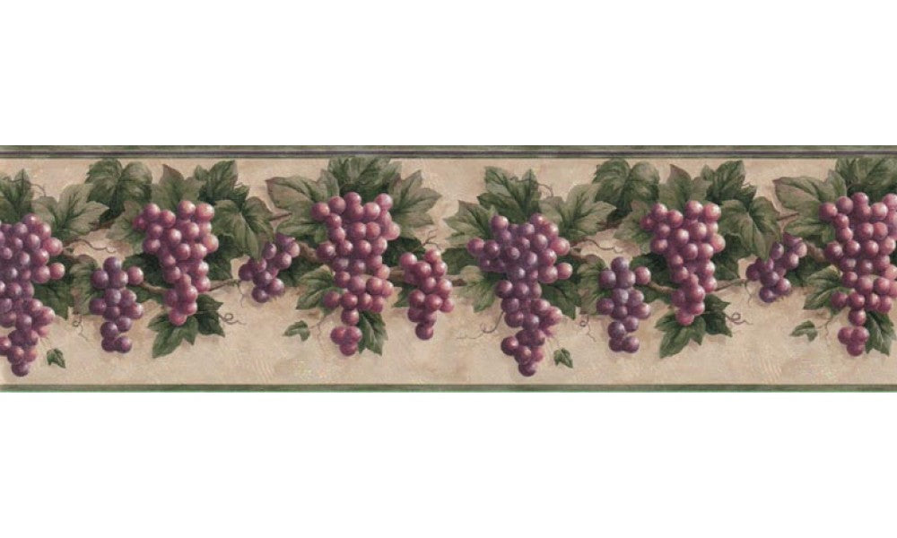 Grape Fruits B828VC Wallpaper Border