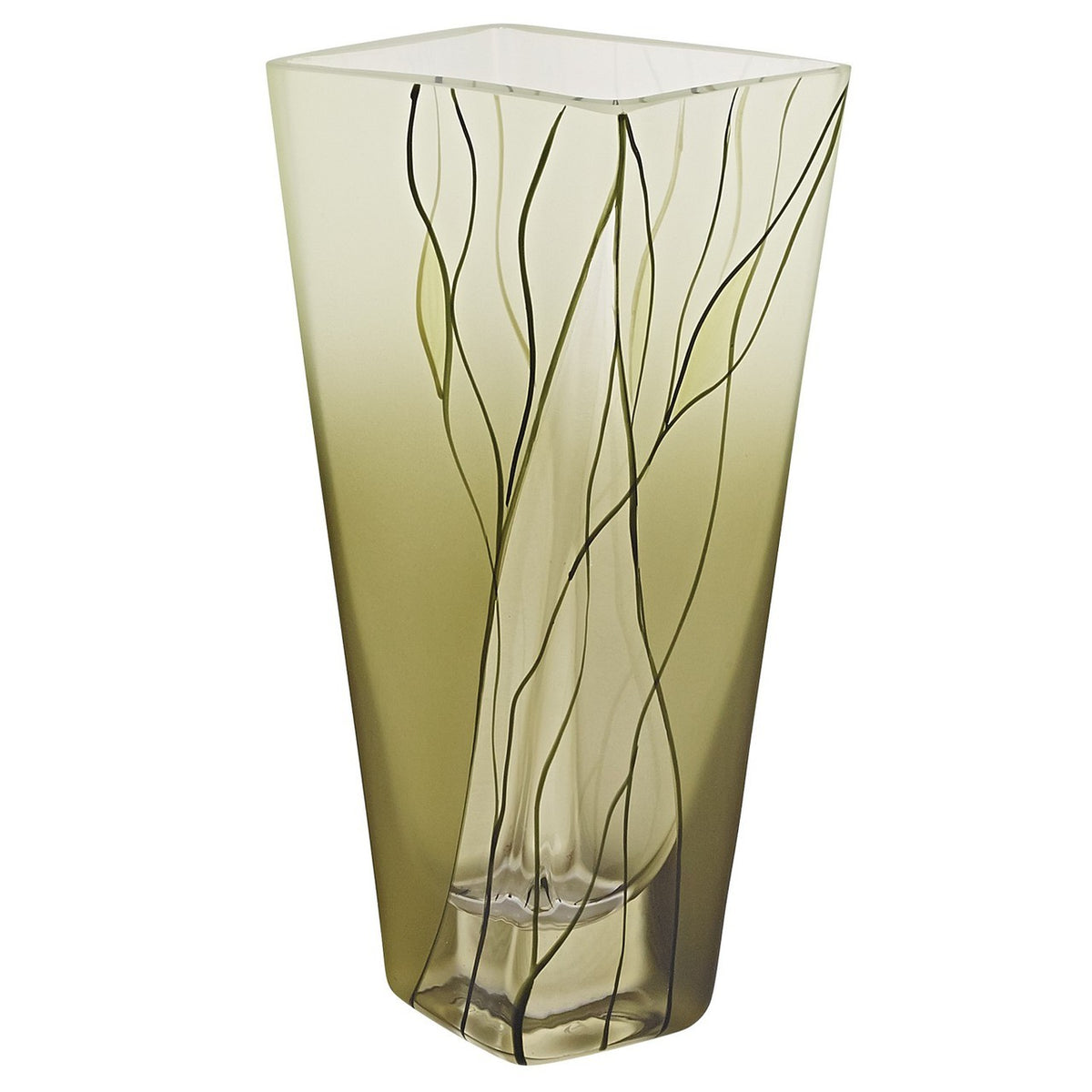 Evergreen Squarish vase