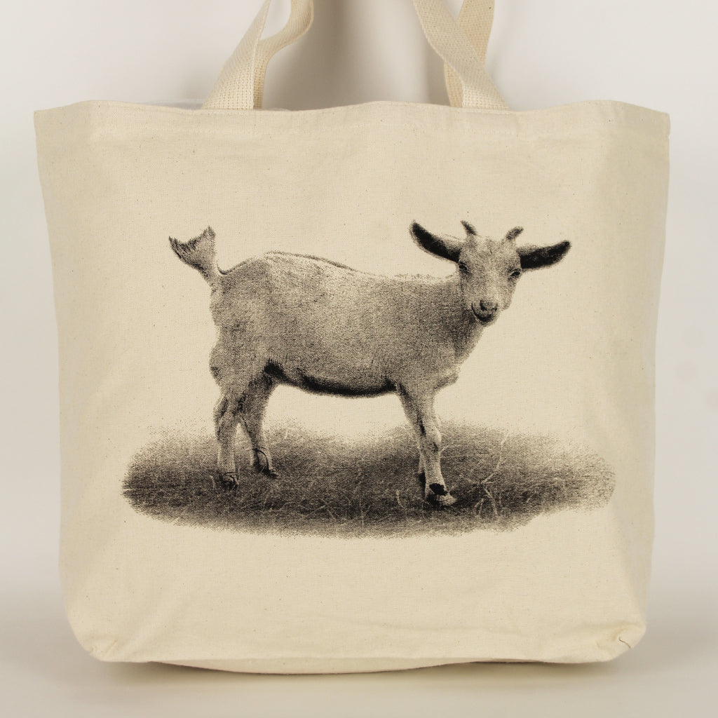 Baby Goat Tote Bag Small