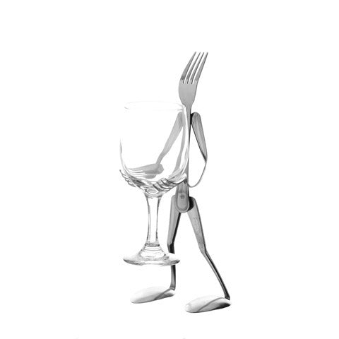 Glass Stand Table Top Fork