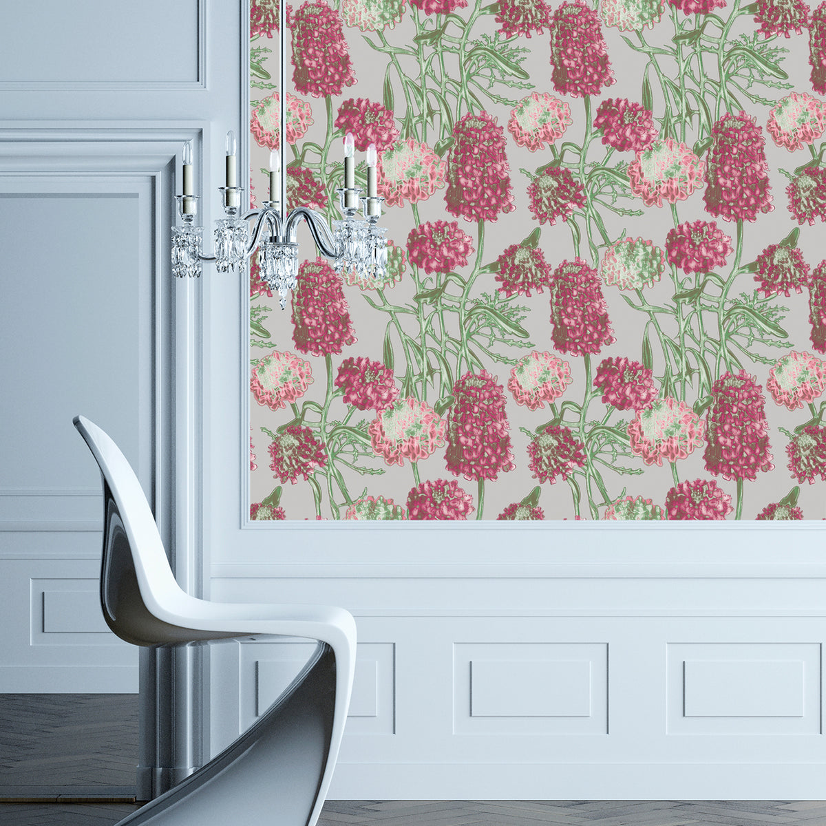 Hydrangea Blush HY068 Wallpaper