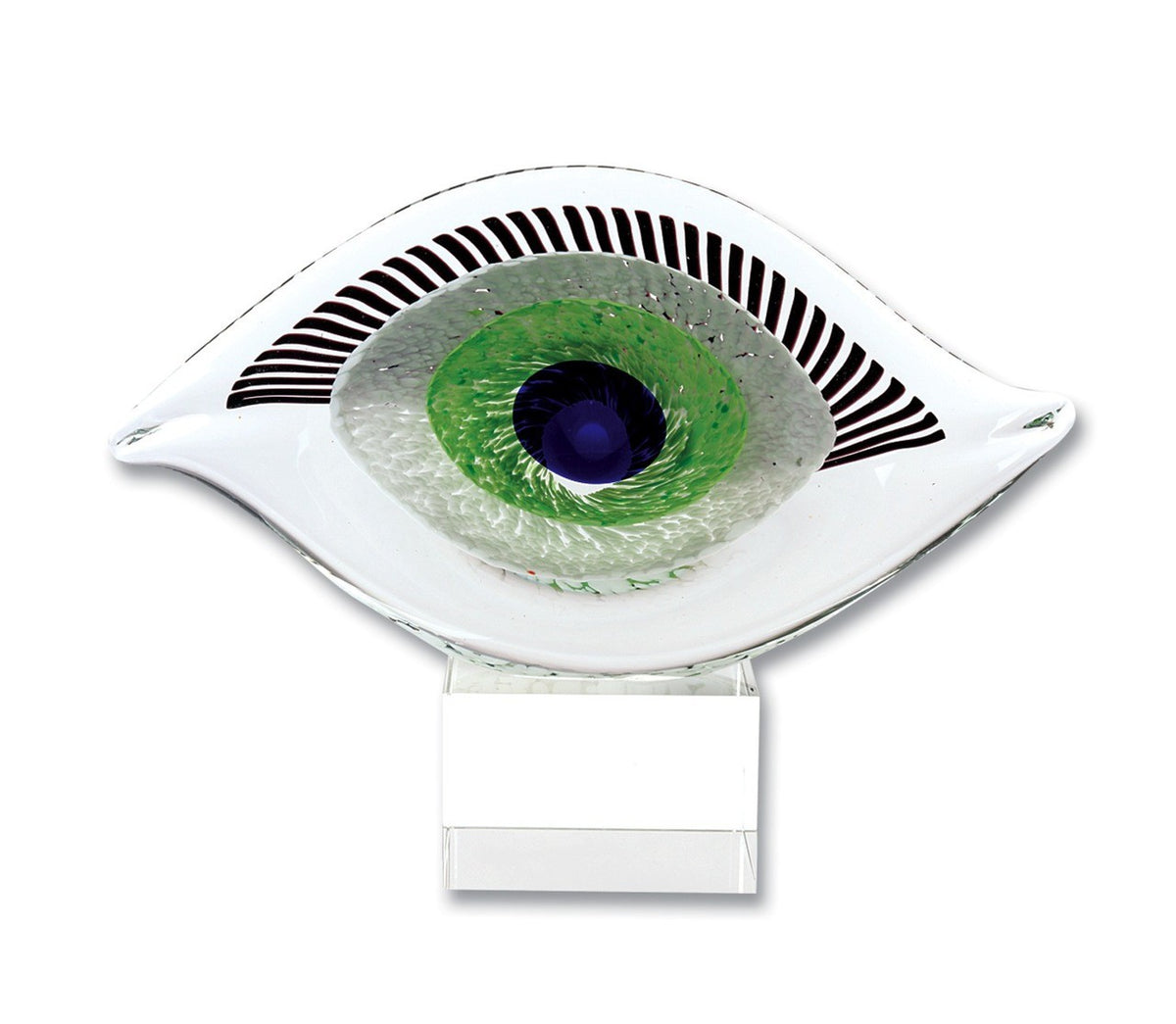 Mini Good Luck Murano Style Eye Glass Centerpiece