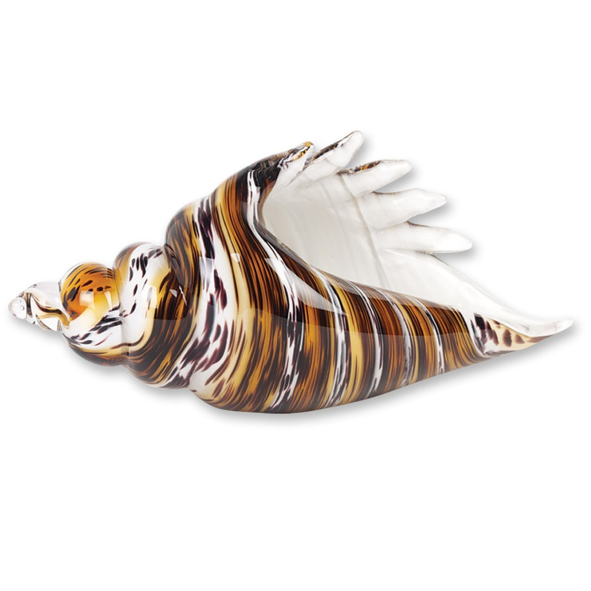 Conch Shell  Murano Style Glass Art