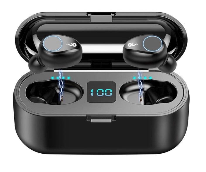 New Arrival Bluetooth 5.0 Led Touch Control Wireless Earphones