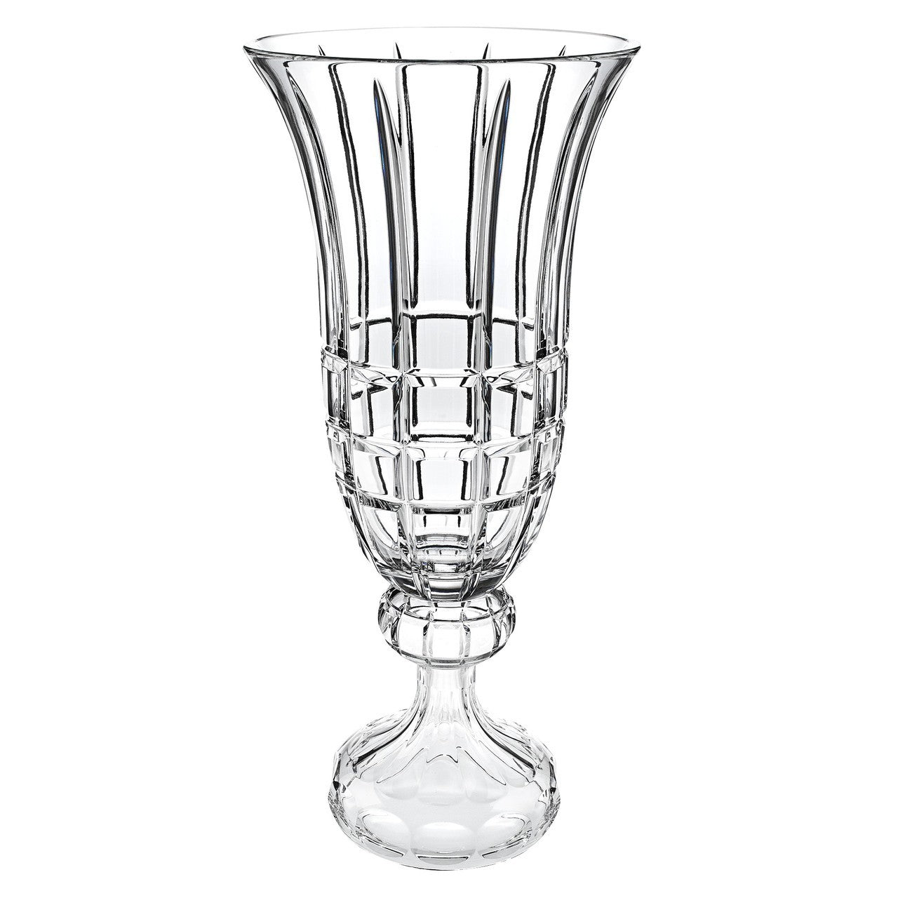 Alice Crystal Hurricane 21" Glass Vase