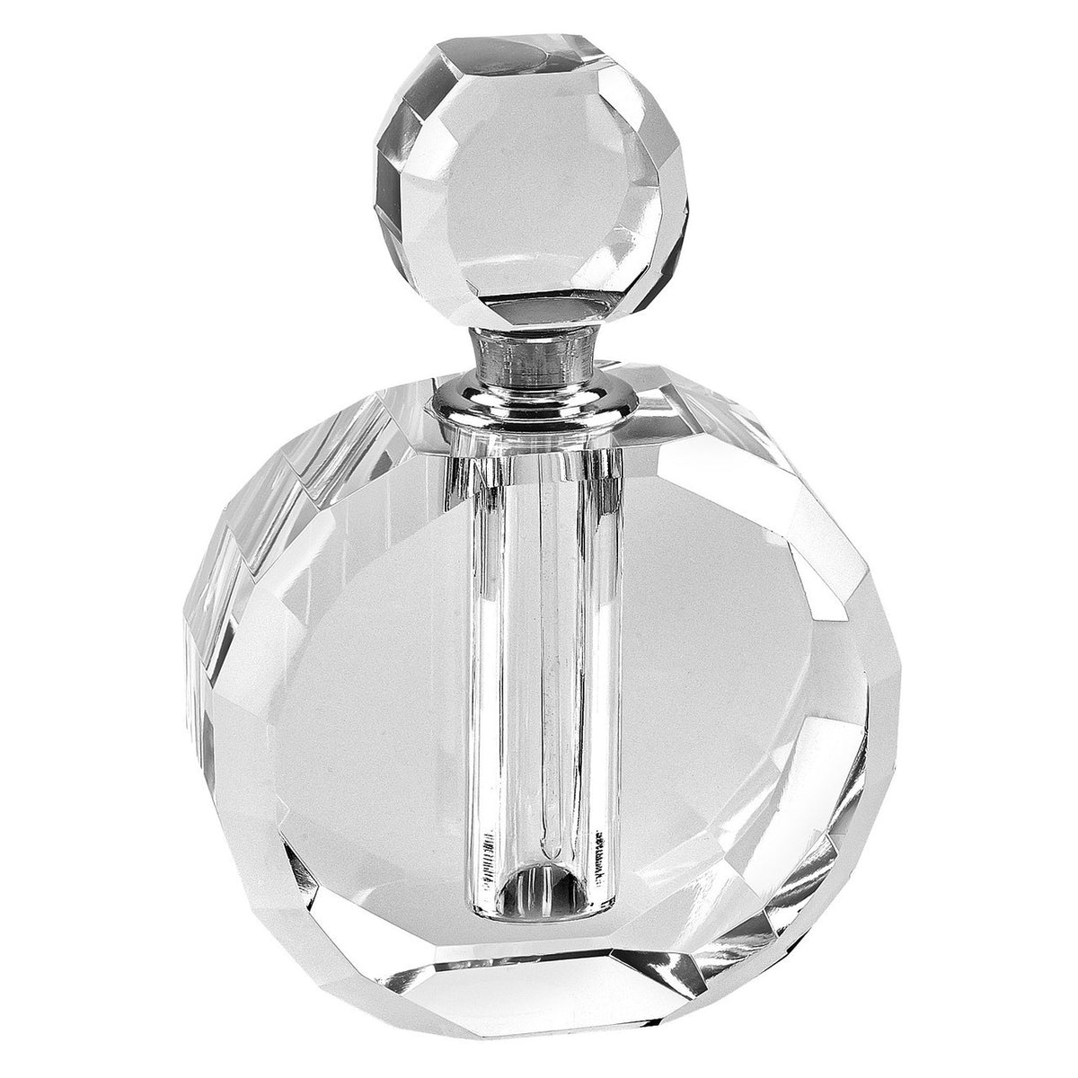 Round Crystal Glass Perfume Bottle