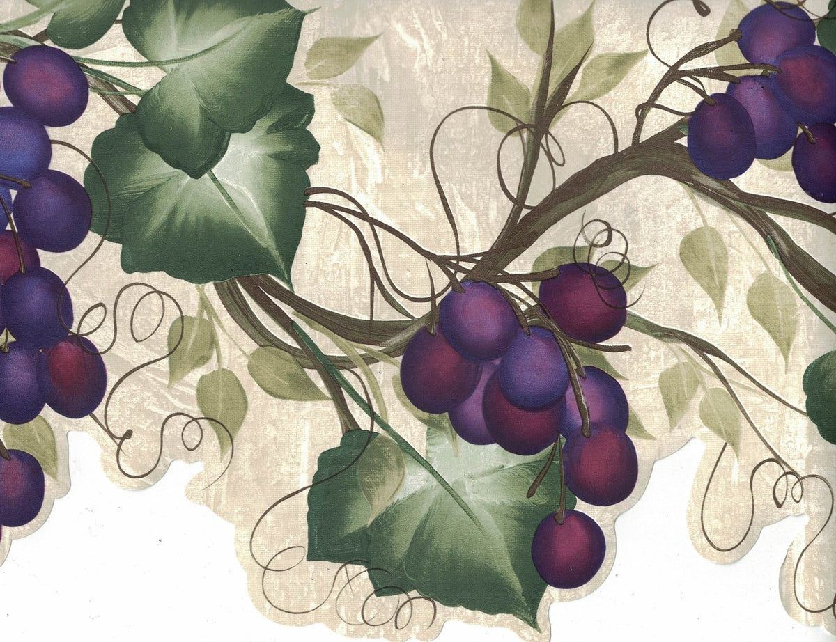 Grapes 240B63992 Wallpaper Border