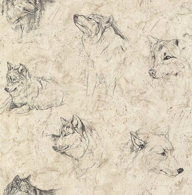 Wolf Wolves GL21615 Wallpaper