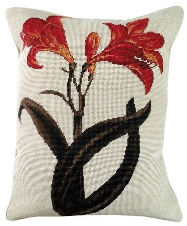 Amaryllis Decorative Pillow