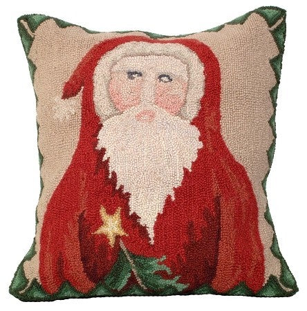 Santa Star Tree Decorative Pillow