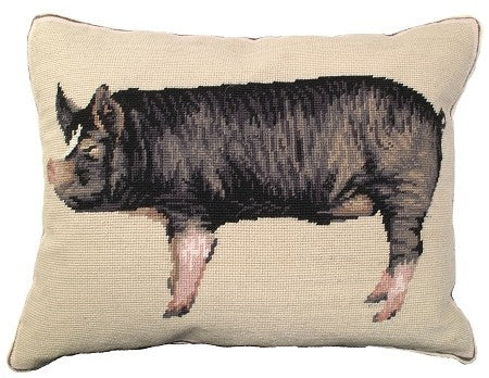 Berkshire Pig Decorative Pillow