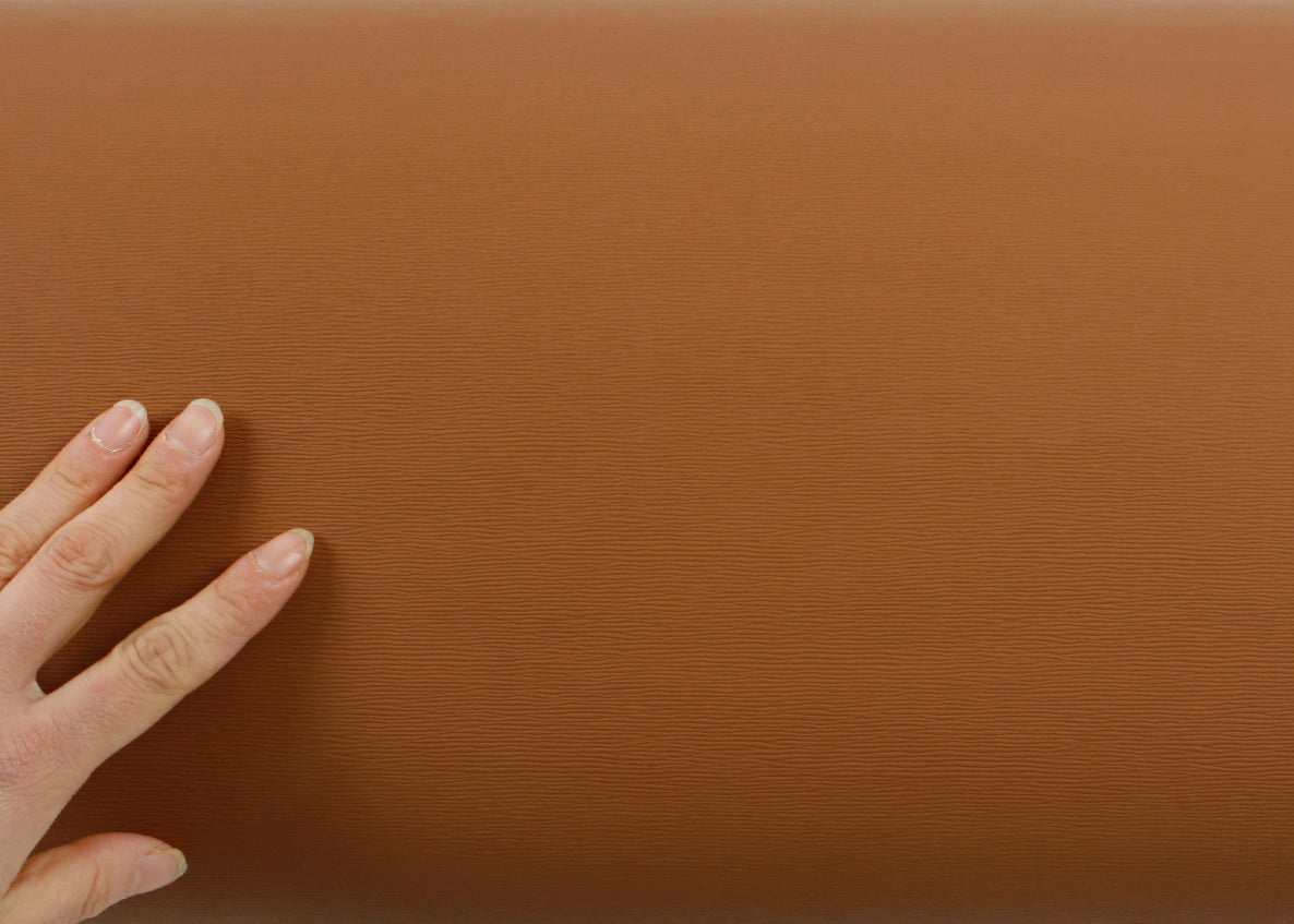 Brown Wave Leather Contact Paper