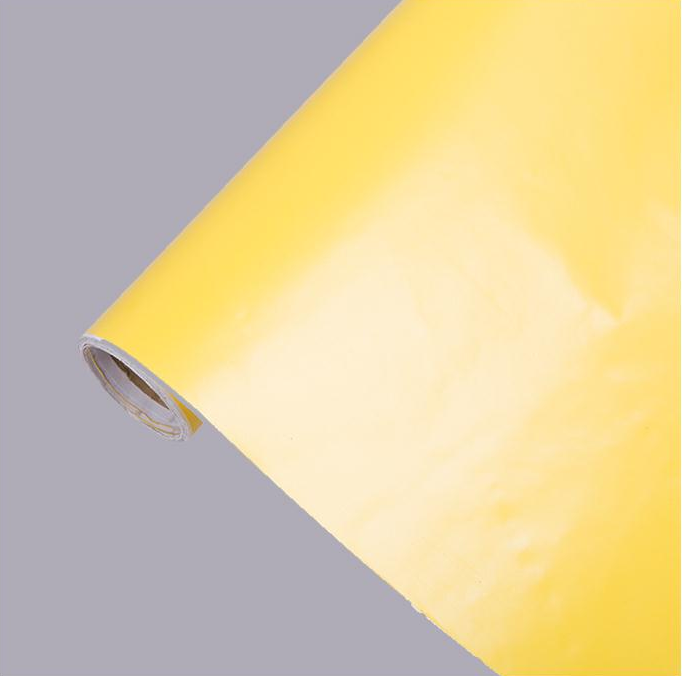Solid Yellow Self-Adhesive Contact Paper 33 FT