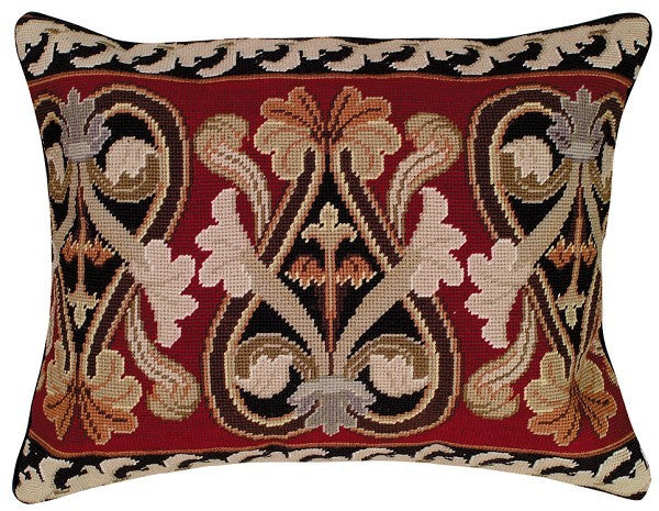 Neogothic 16x20 Needlepoint Pillow