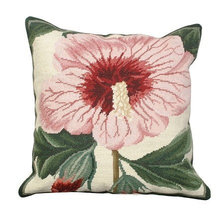 Syrian Hibiscus Decorative Pillow