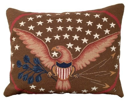 Eagle and Shield Decorative Pillow
