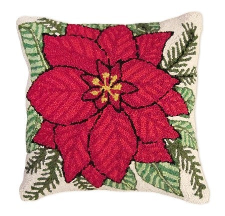 Pointsettia Decorative Pillow