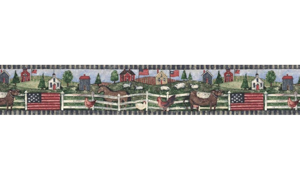 Country FP75443 Wallpaper Border