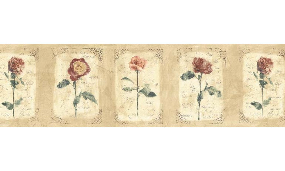 Floral ED76252 Wallpaper Border
