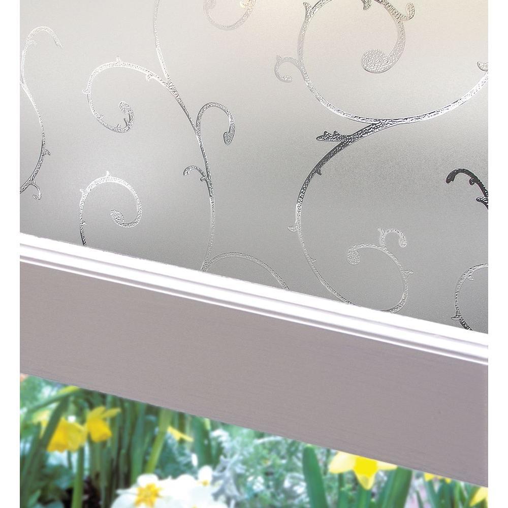 Etched Lace Textured Window Film