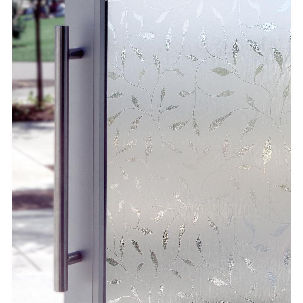 Etched Leaf Textured Window Film