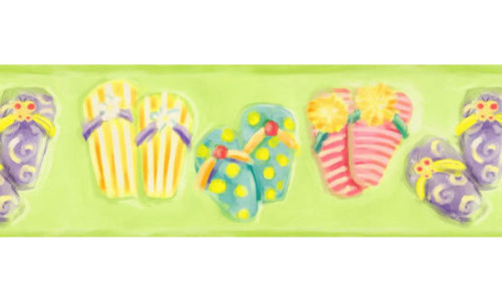 8265 RU Beach RU8265 Wallpaper Border