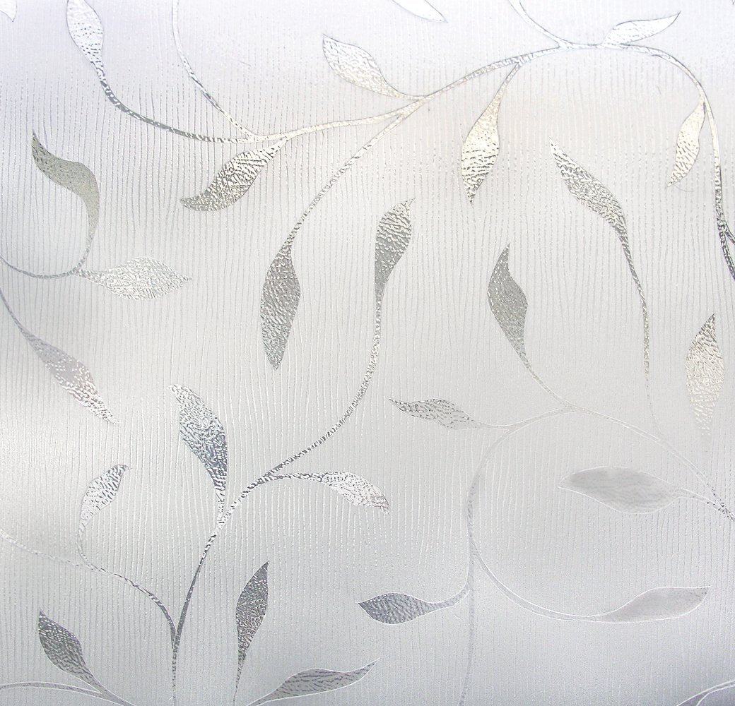 Etched Leaf Large Textured Window Film 36&quot; x 72&quot;