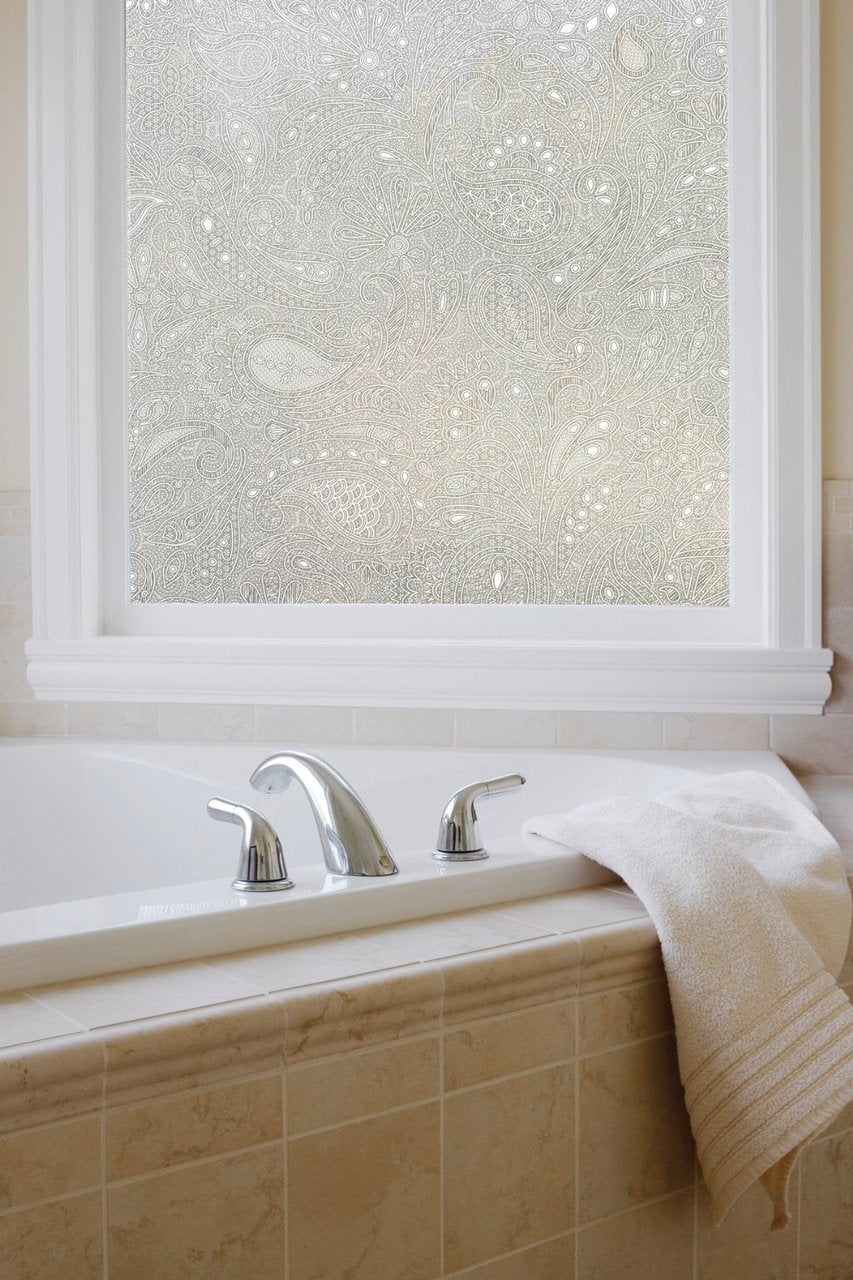 Paisley Glass Textured Window Film