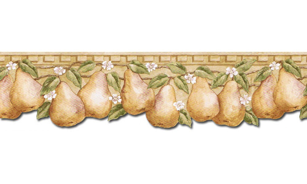 Pear Fruits PT24002B Wallpaper Border