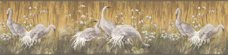 Bird Heron GB35092 Wallpaper Border