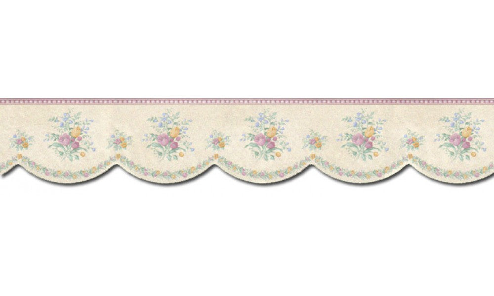 Floral B5870 Wallpaper Border