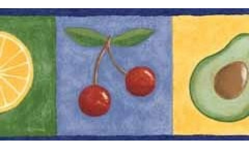 Blue Fruits FT17143 Wallpaper Border