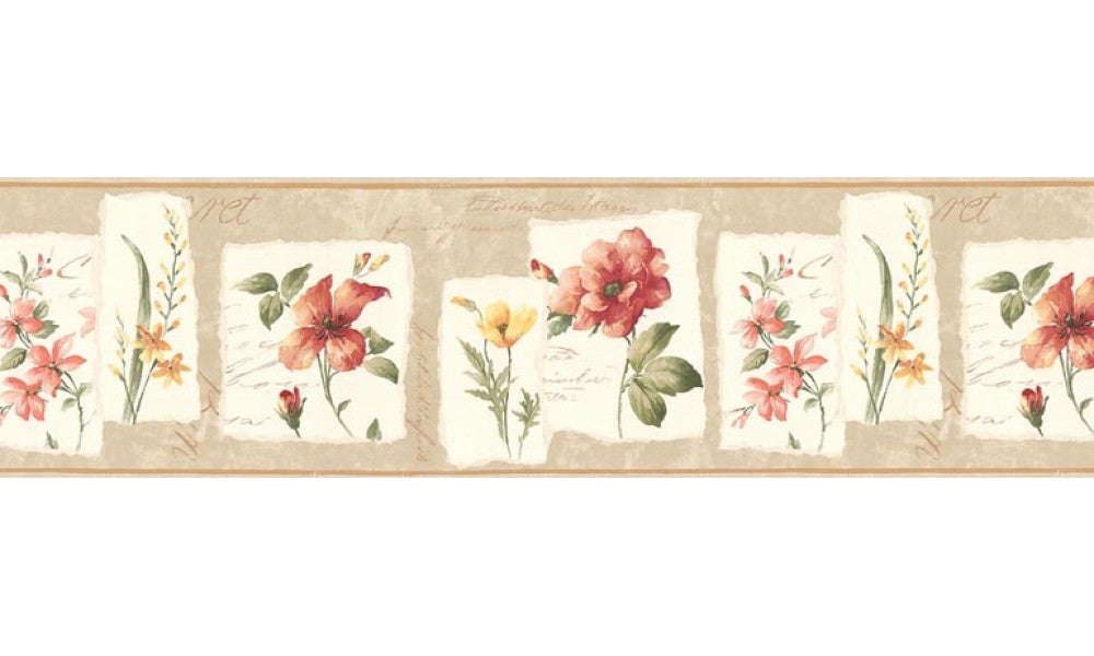 Floral B74983 Wallpaper Border