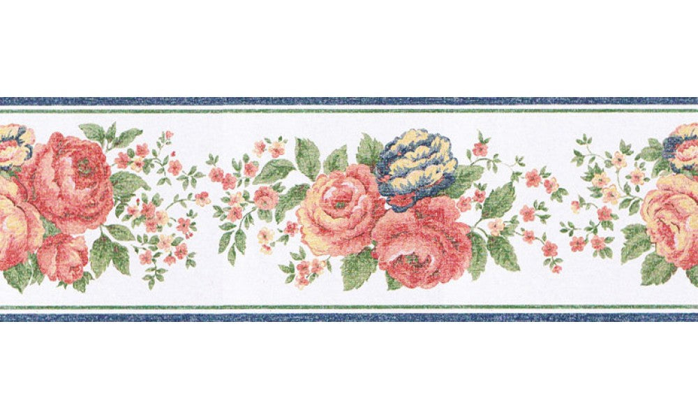 Floral VIN7328B Wallpaper Border