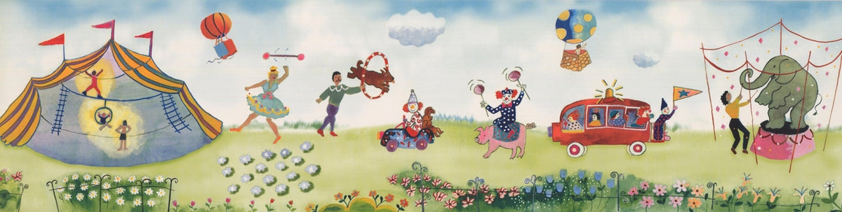 Outdoor Circus Kids 110033 Wallpaper Border