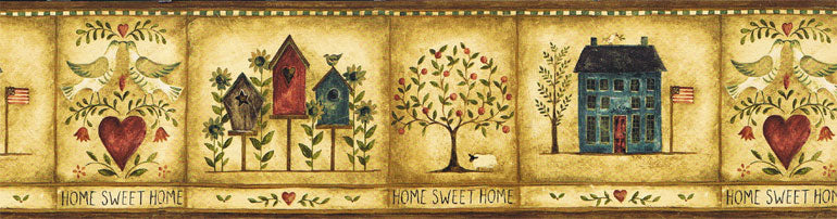 Americana Sweet Home NC76749 Wallpaper Border