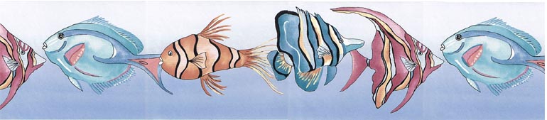 Tropical Exotic Fish B593656 Wallpaper Border
