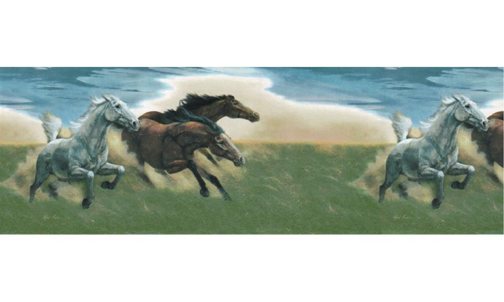 Horses B56821 Wallpaper Border