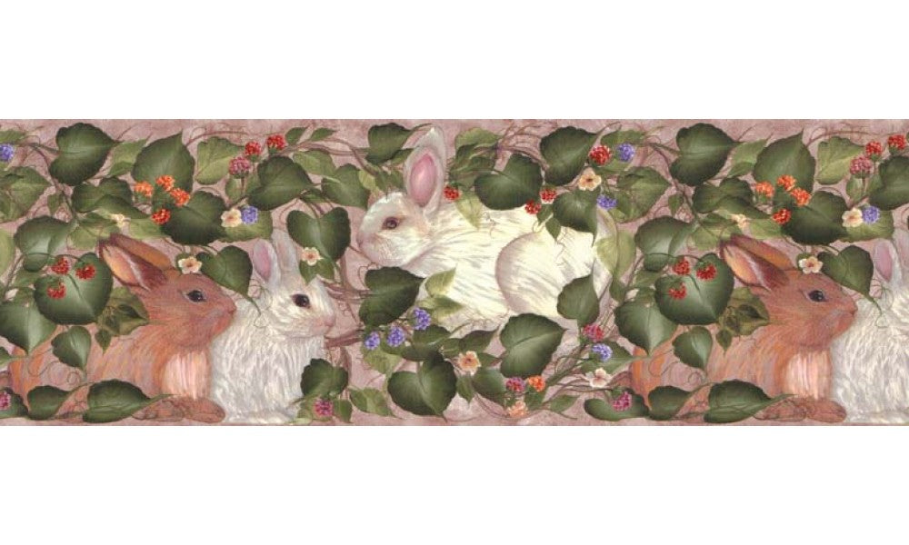 Rabbits B33966 Wallpaper Border