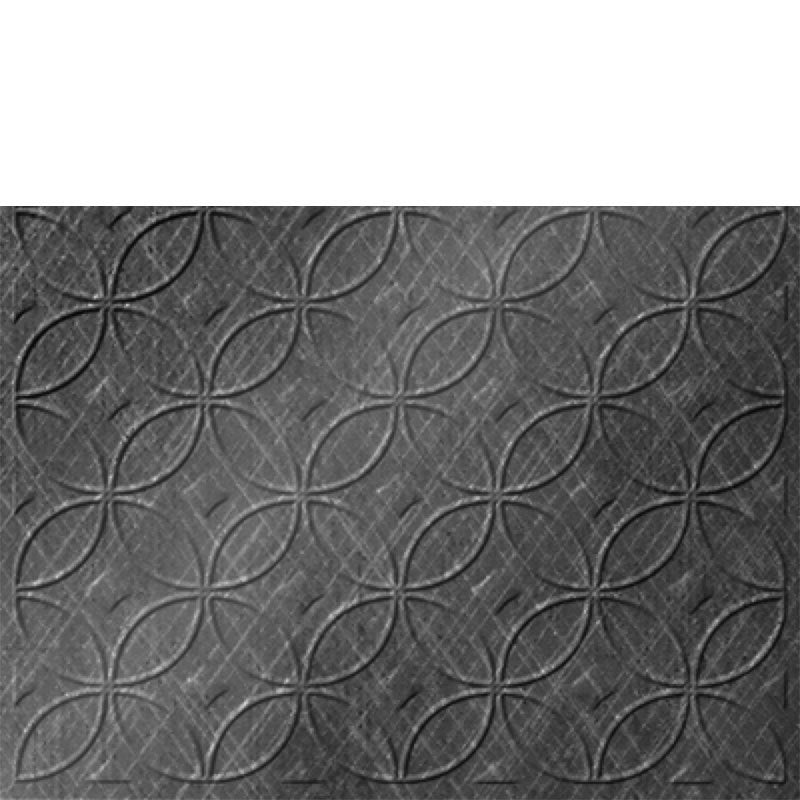 Backsplash Tile Celestial Crosshatch Silver