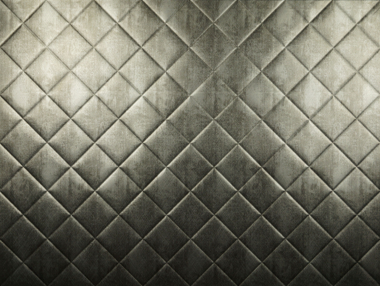 Backsplash Tile Mini Quilted Crosshatch Silver