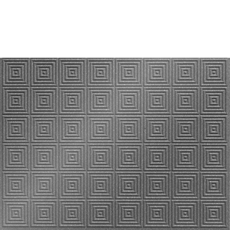 Backsplash Tile Mini Quadro Argent Silver