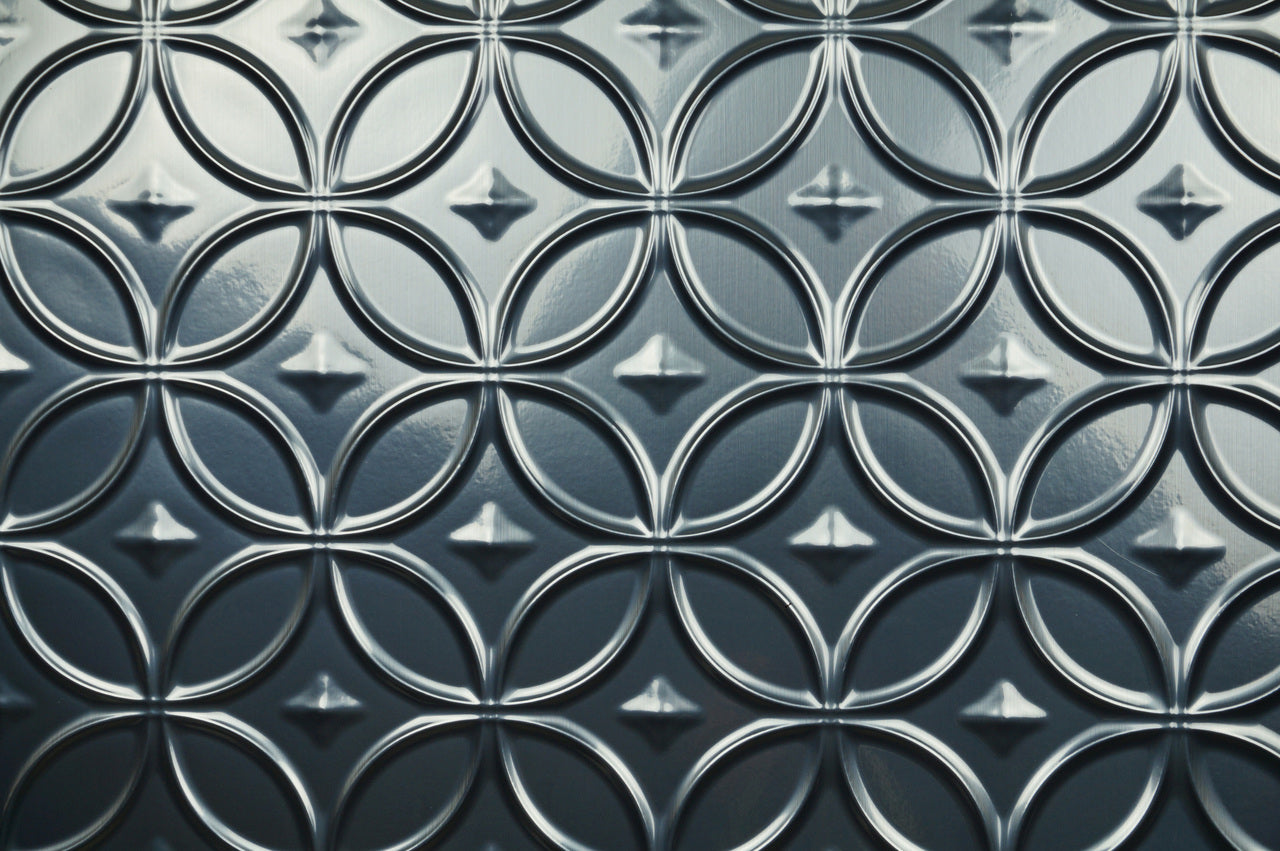 Backsplash Tile Celestial Brushed Aluminum