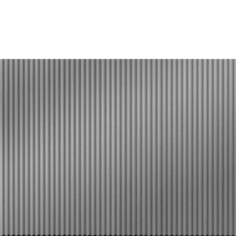 Backsplash Tile Rib 1 Brushed Aluminum