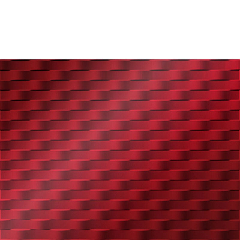 Backsplash Tile Weave Mirror Red
