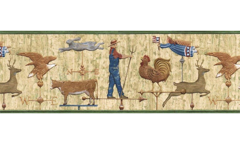 Country B7110AFR Wallpaper Border