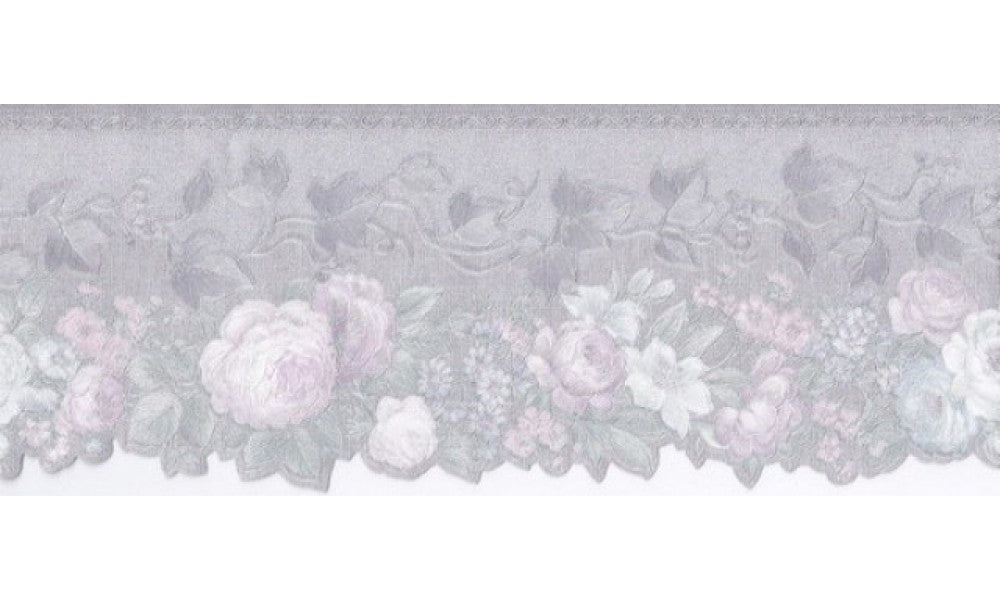 Olive Gold Light Floral 62741 Wallpaper Border