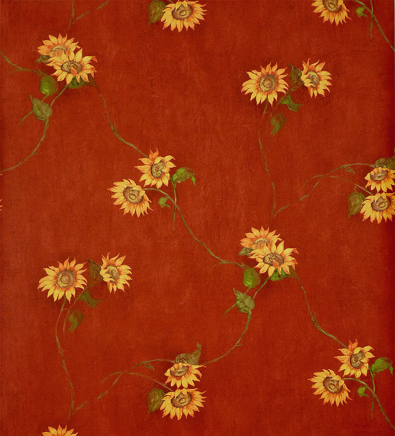 Red Sunflower KC18554 Wallpaper