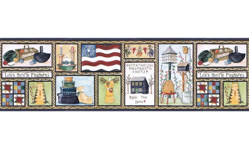 Country B67002 Wallpaper Border